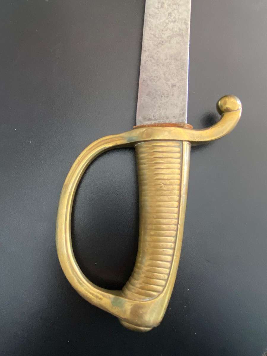 FRENCH INFANTRY SHORT SWORD OR BRIQUET SABER MODEL 1802 (ANX1) OF THE INFANTRY OF THE FIRST FRENCH E