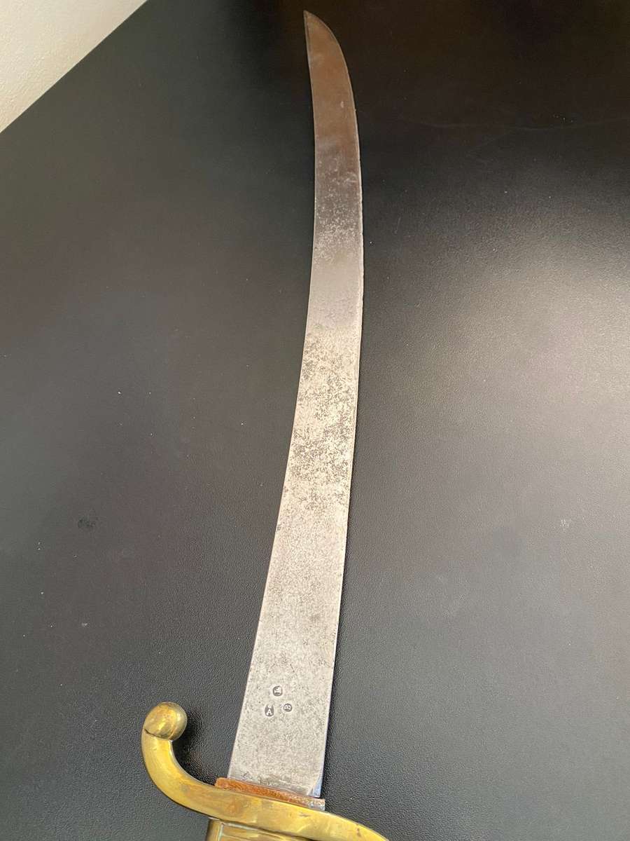 FRENCH INFANTRY SHORT SWORD OR BRIQUET SABER MODEL 1802 (ANX1) OF THE INFANTRY OF THE FIRST FRENCH E