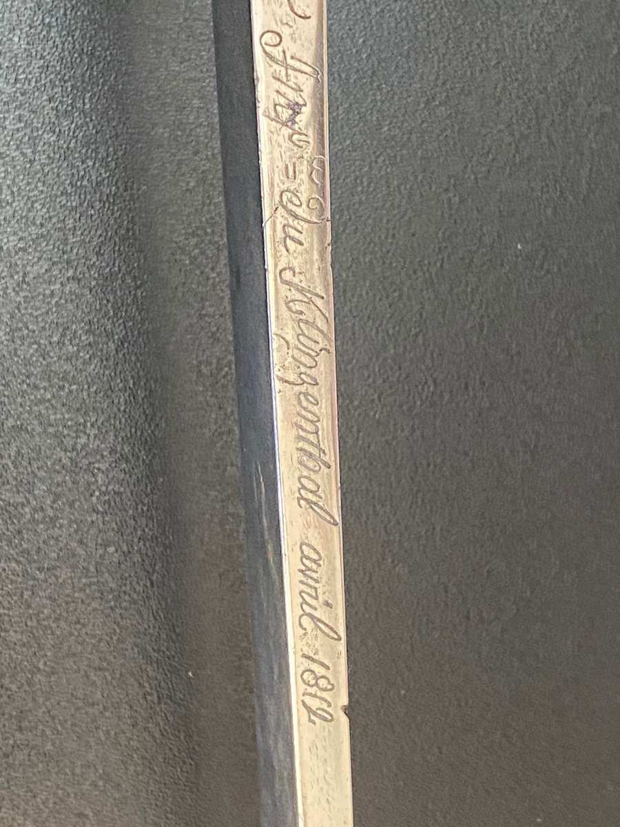 FRENCH INFANTRY SHORT SWORD OR BRIQUET SABER MODEL 1802 (ANX1) OF THE INFANTRY OF THE FIRST FRENCH E