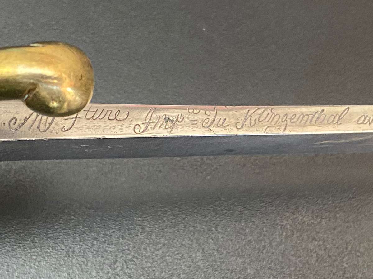 FRENCH INFANTRY SHORT SWORD OR BRIQUET SABER MODEL 1802 (ANX1) OF THE INFANTRY OF THE FIRST FRENCH E