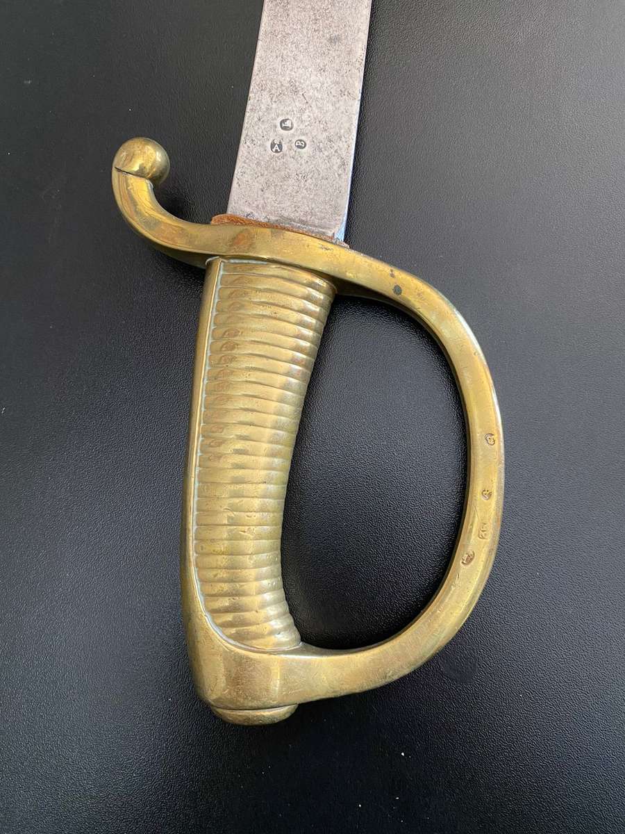 FRENCH INFANTRY SHORT SWORD OR BRIQUET SABER MODEL 1802 (ANX1) OF THE INFANTRY OF THE FIRST FRENCH E