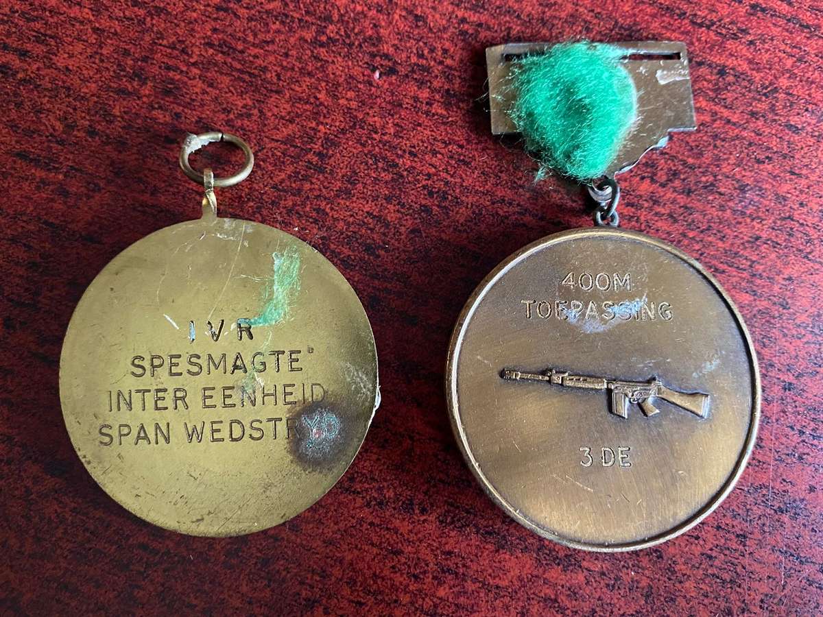 TWO X1 RECCE SHOOTING MEDALS-SOLD TOGETHER