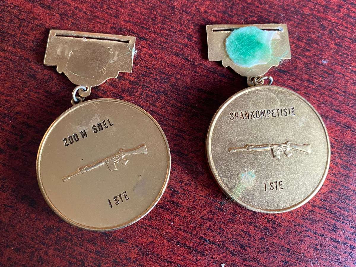 TWO X 1 RECCE SHOOTING MEDALS-SOLD TOGETHER