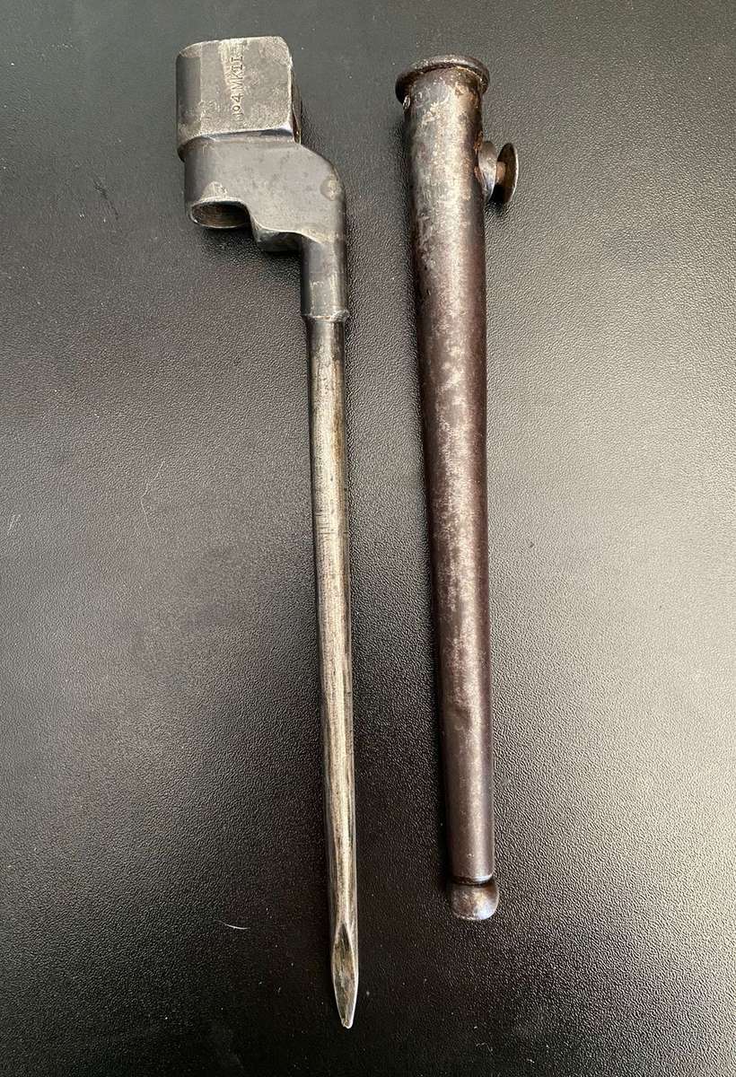 NO 4 M2 SPIKE BAYONET WITH METAL SCABBARD