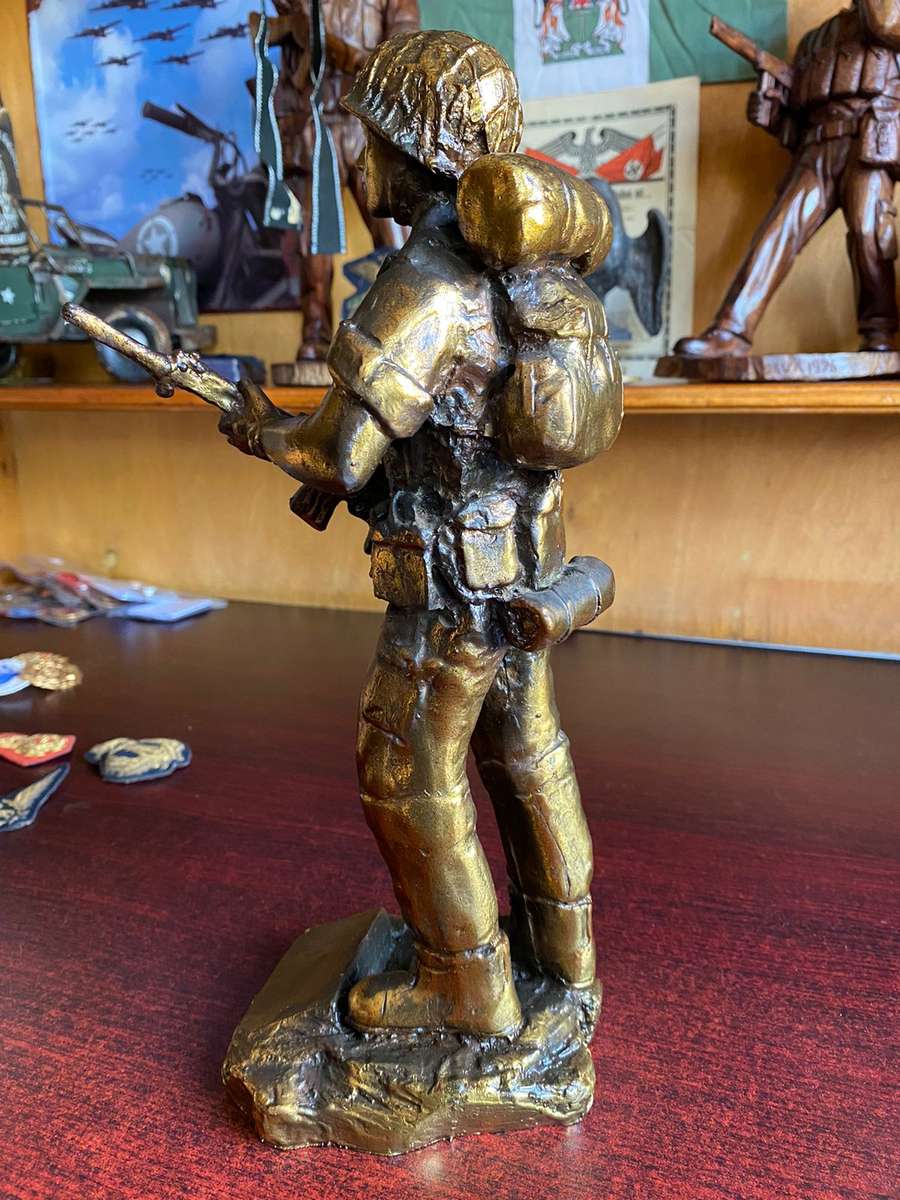 SADF BORDER WAR PERIOD FIGURE-HEIGHT 31 CM-MADE FROM HARD RESIN