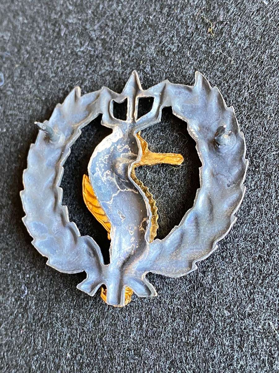 SA NAVY INDEPENDENT SHIPS AND AIR/SEA RESCUE FLOTILLA BI/METAL ONE PIECE BREAST BADGE-APPROVED IN 19