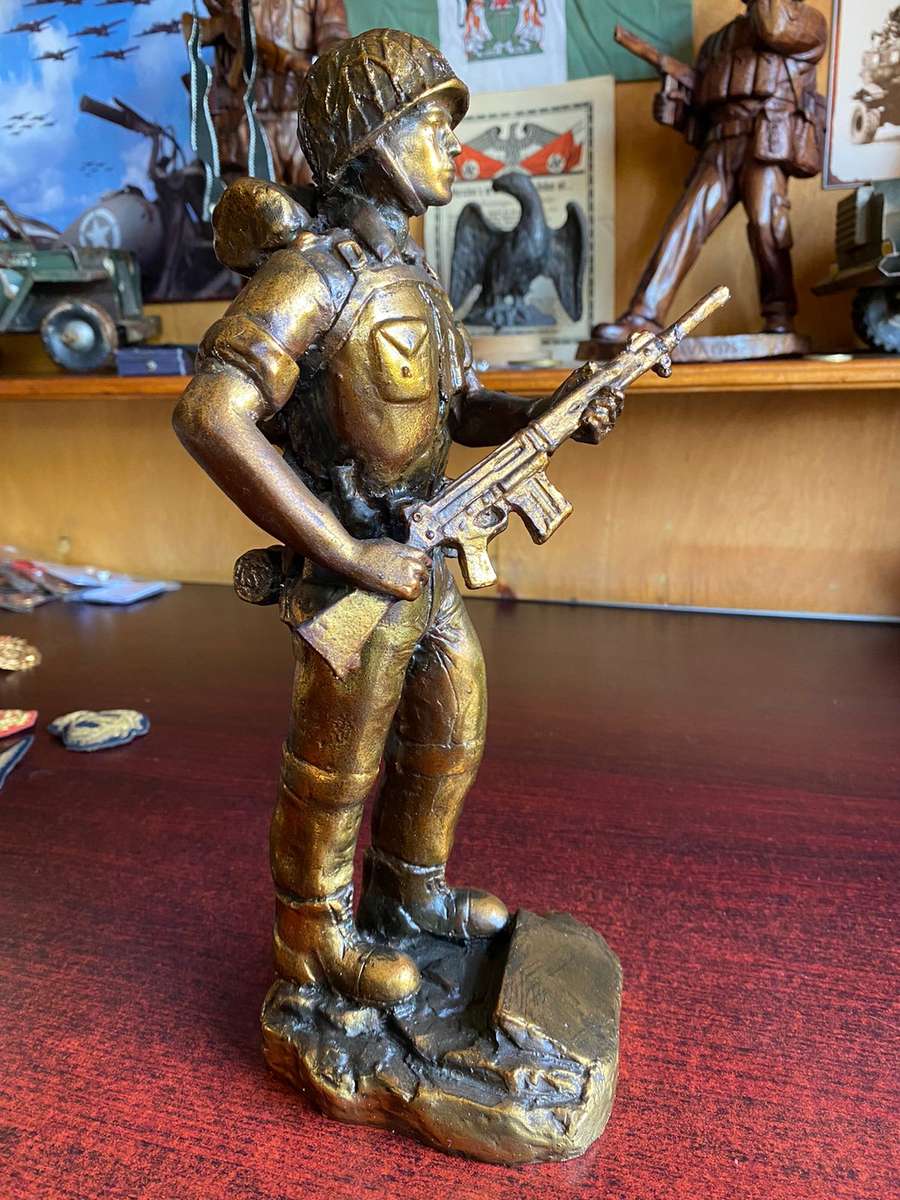 SADF BORDER WAR PERIOD FIGURE-HEIGHT 31 CM-MADE FROM HARD RESIN