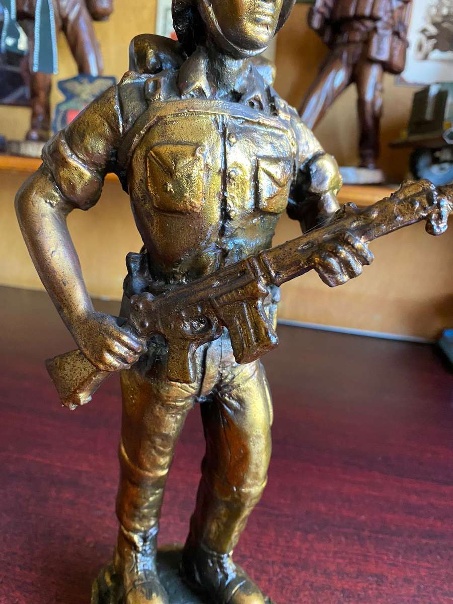 SADF BORDER WAR PERIOD FIGURE-HEIGHT 31 CM-MADE FROM HARD RESIN