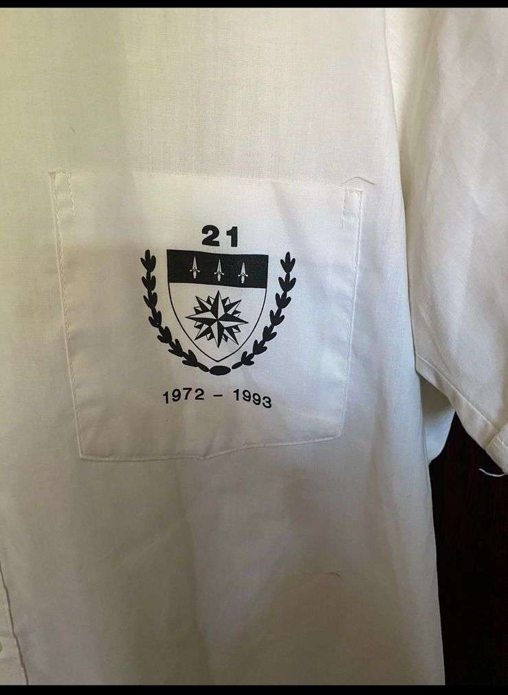 Recce 21st Anniversary Shirt - Size Large - Measures 60cm Armpit to Armpit