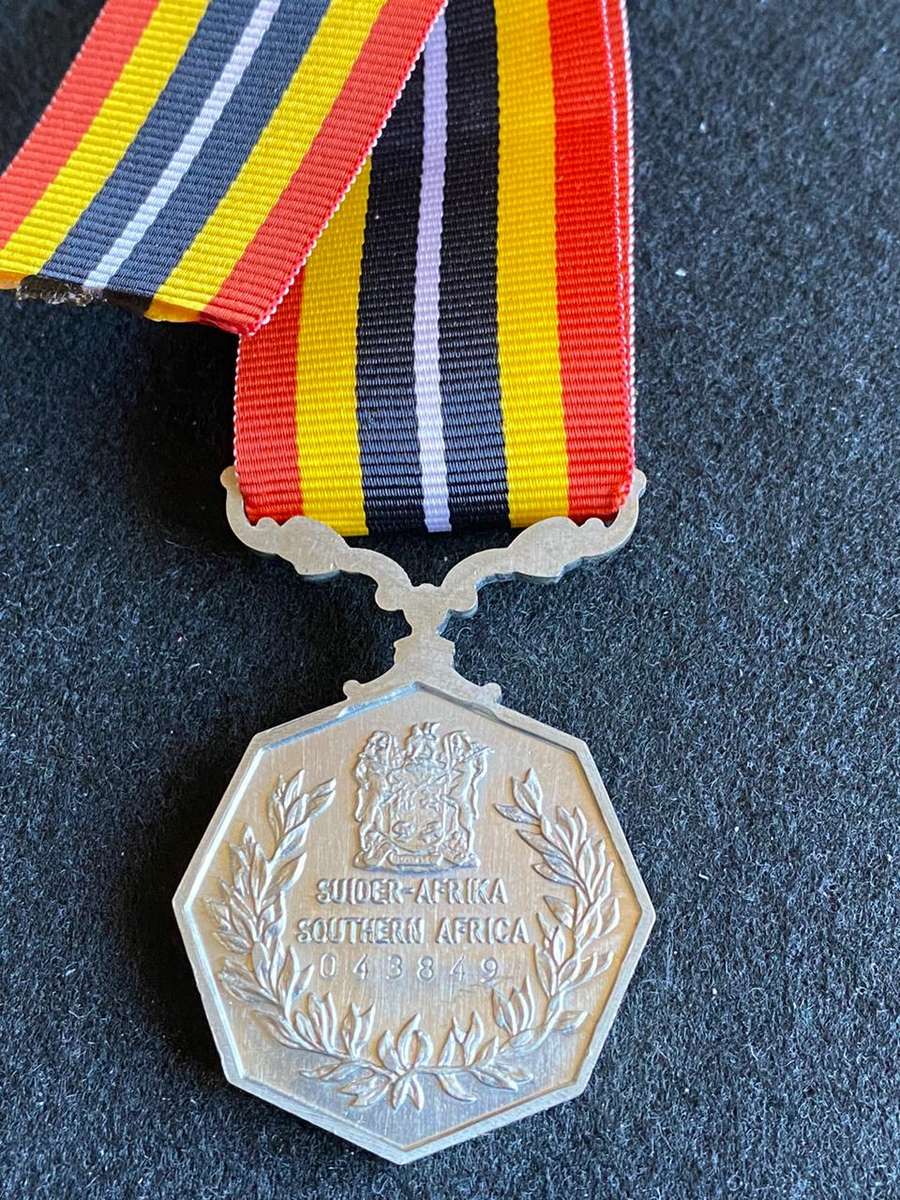 FULL SIZE SOUTHERN AFRICA MEDAL-NUMBERED