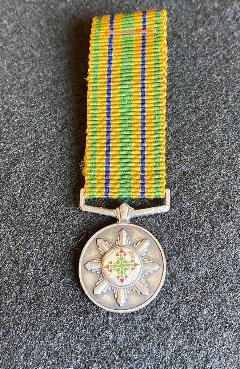 POLICE 20 YEAR SERVICE,MINIATURE MEDAL