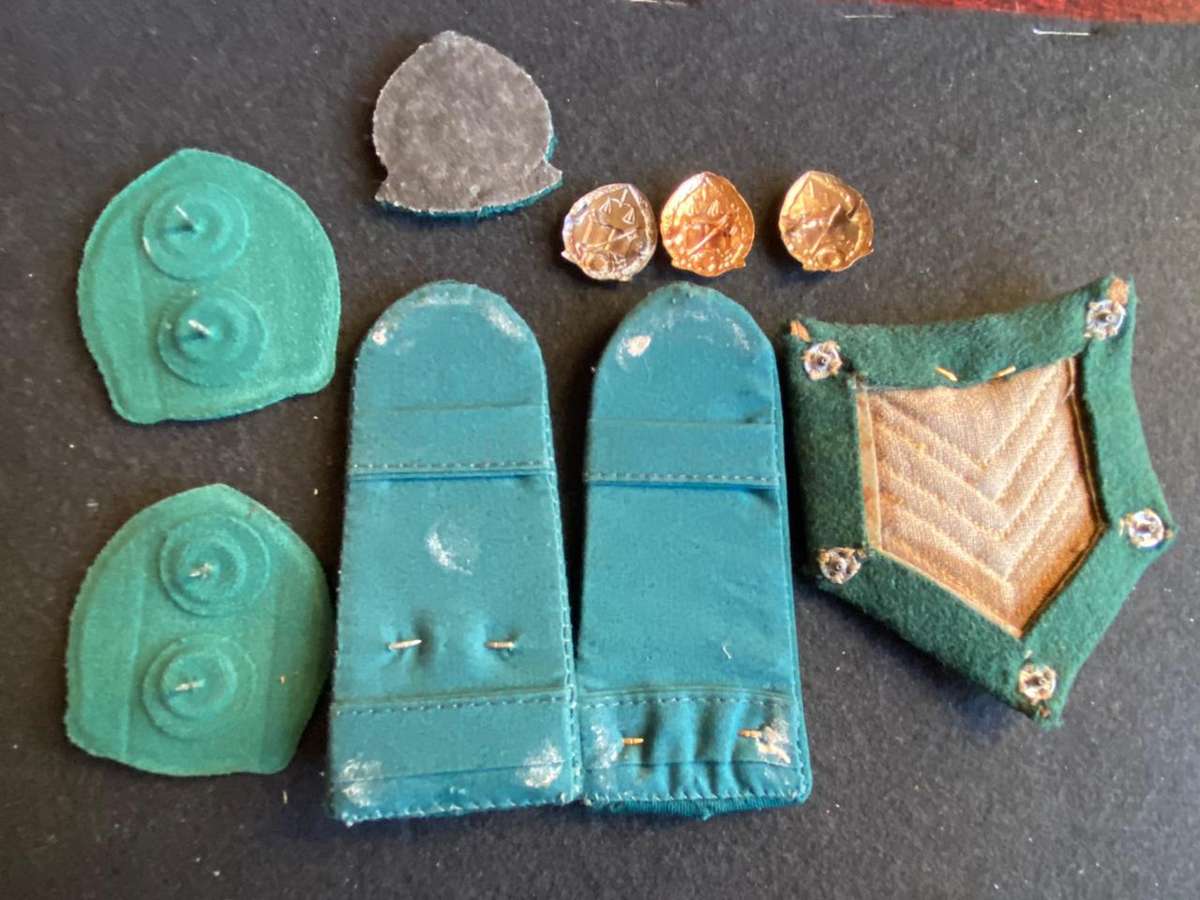 SA PRISON SERVICE,JOB LOT OF RANKS AND BADGES-SOLD TOGETHER- 9 IN TOTAL