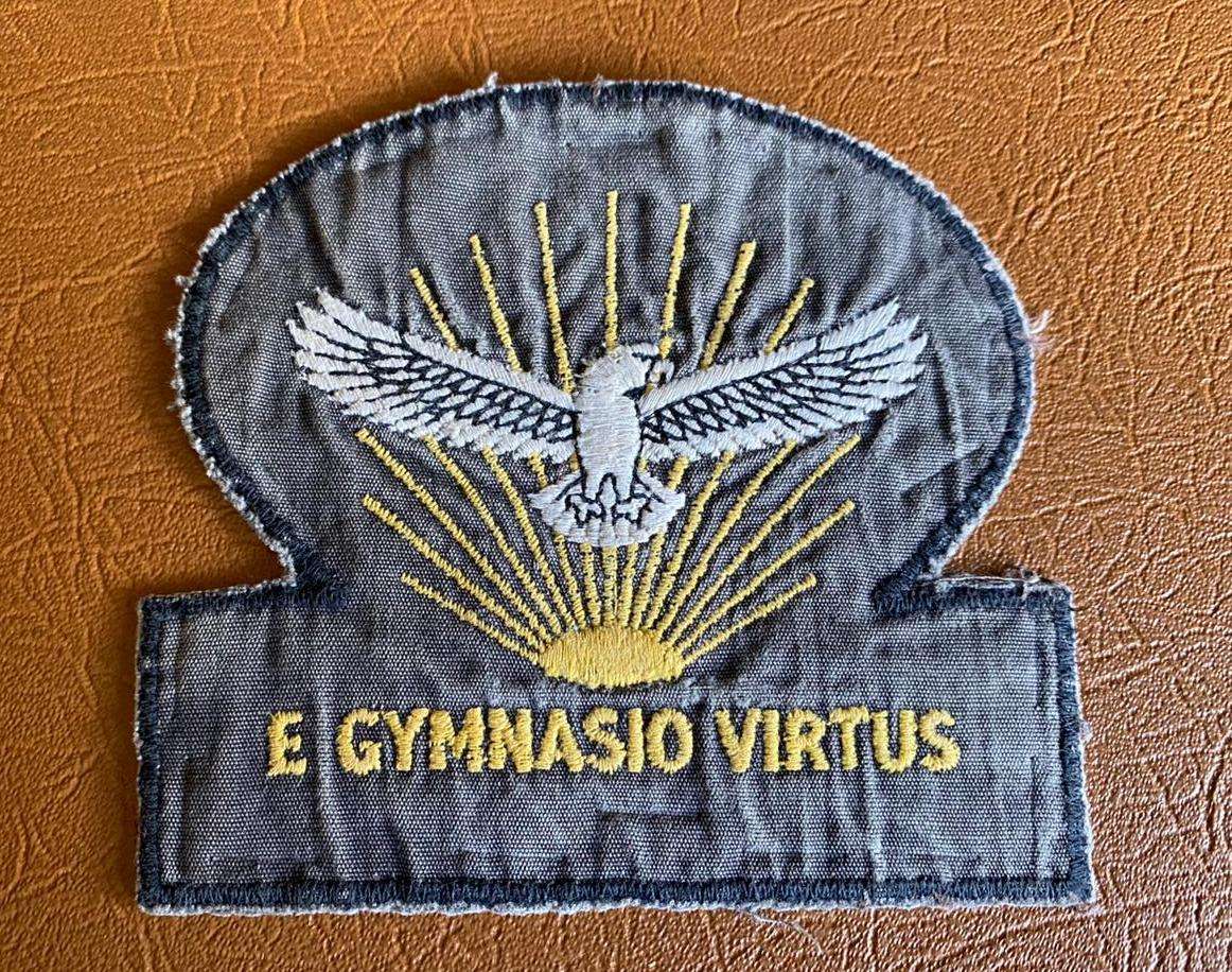 SAAF AIR FORCE GYMNASIUM PATCH-WORN 1950'S- AND 40'S