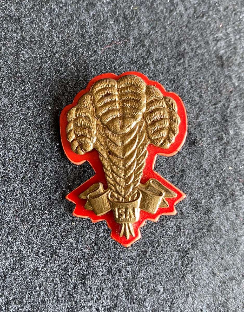 1 SA INFANTRY CHROME BERET BADGE-APPROVED 1983- 2 PINS