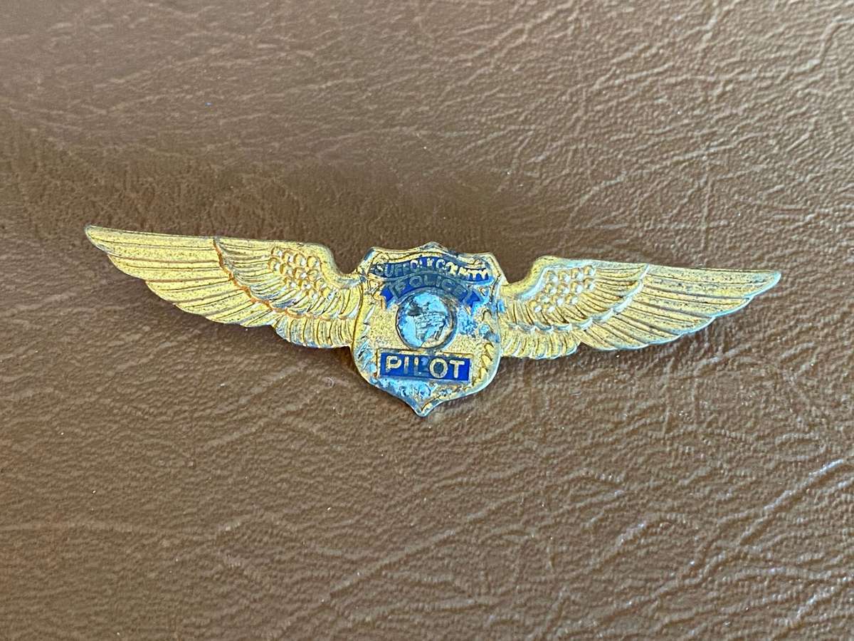 SUFFOLK COUNTY PILOTS WING- 2 PINS