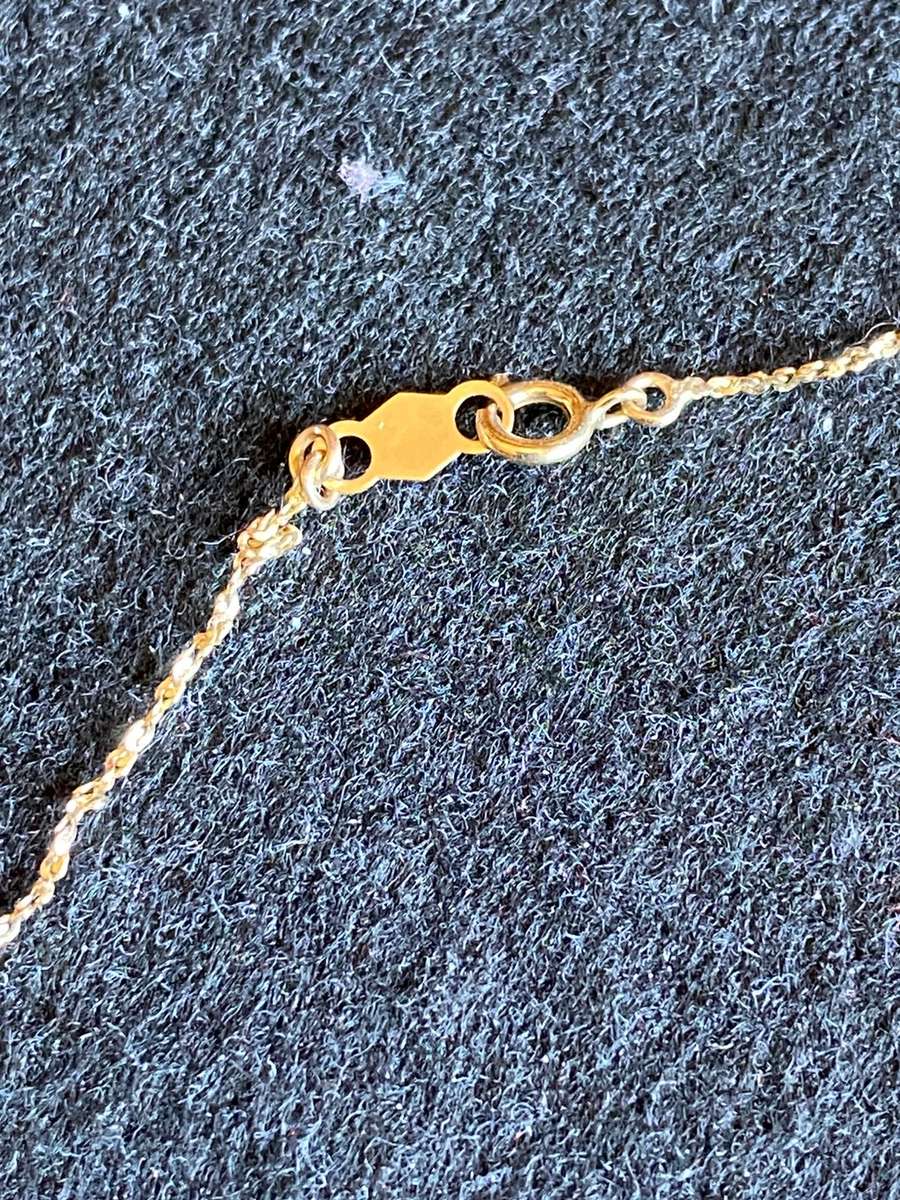 9CT YELLOW GOLD NECKLACE-OVERALL LENGTH 39 CM STAMP 9CT-WEIGHT 1,3G-COMES WITH PENDANT