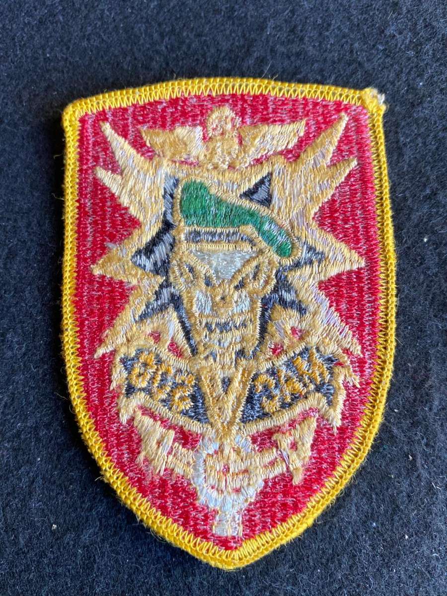 ORIGINAL VIETNAM PATCH-MILITARY ASSISTANCE COMMAND VIETNAM-STUDIES & OBSERVATION GROUP