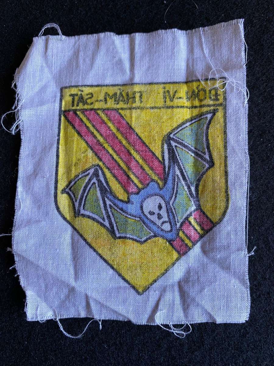 ORIGINAL VIETNAM PATCH-C4 MIKE FORCE-BORDER RECON-TACTICAL ZONE 4-MOBILE STRIKE FORCE,MEKONG DELTA-C