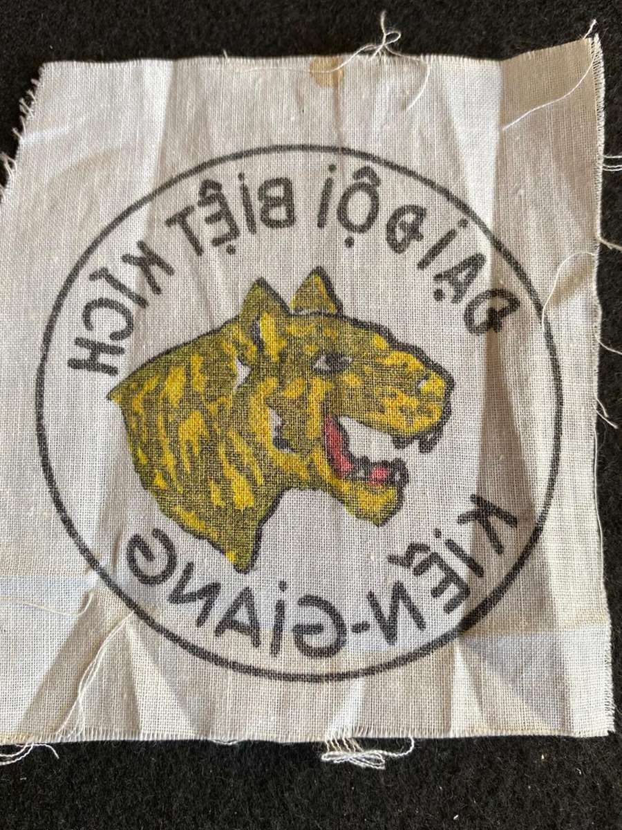 ORIGINAL VIETNAM PATCH-ARVN PROVINCIAL ELITE RECON UNIT-COMMANDOS OF KIEN GIANG PROVINCE