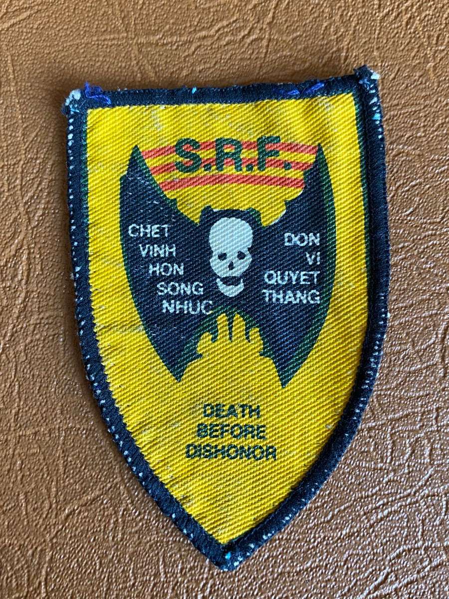 ORIGINAL PATCH FROM THE SOUTH VIETNAMESE SPECIAL FORCES,KNOWN AS THE LUC DAC BICT(LLDB) DEATH BEFORE