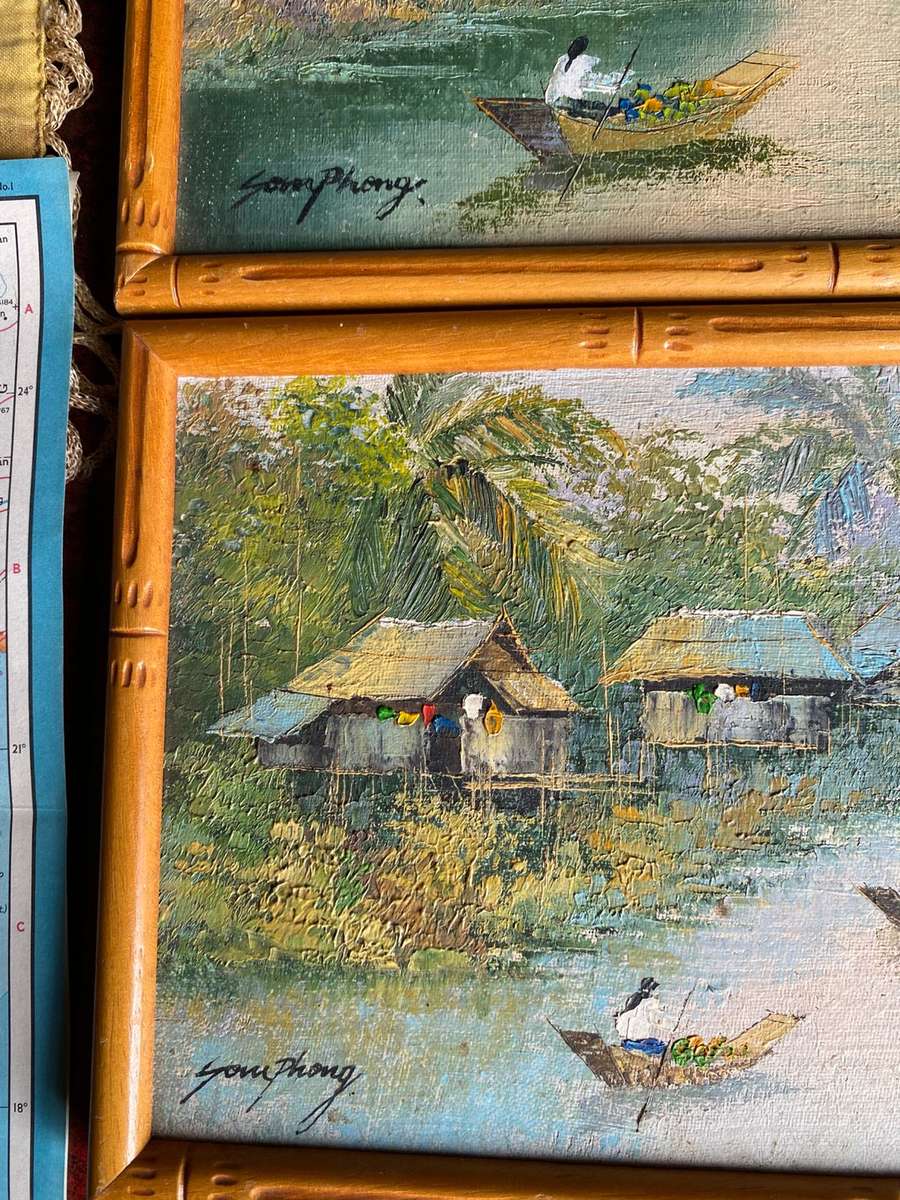 A BANNER WITH A WOVEN PATCH FOR THE VIETENAM WAR ARVN(ARMY OF THE REP. OF VIETNAM)AIR FORCE SURVEILL