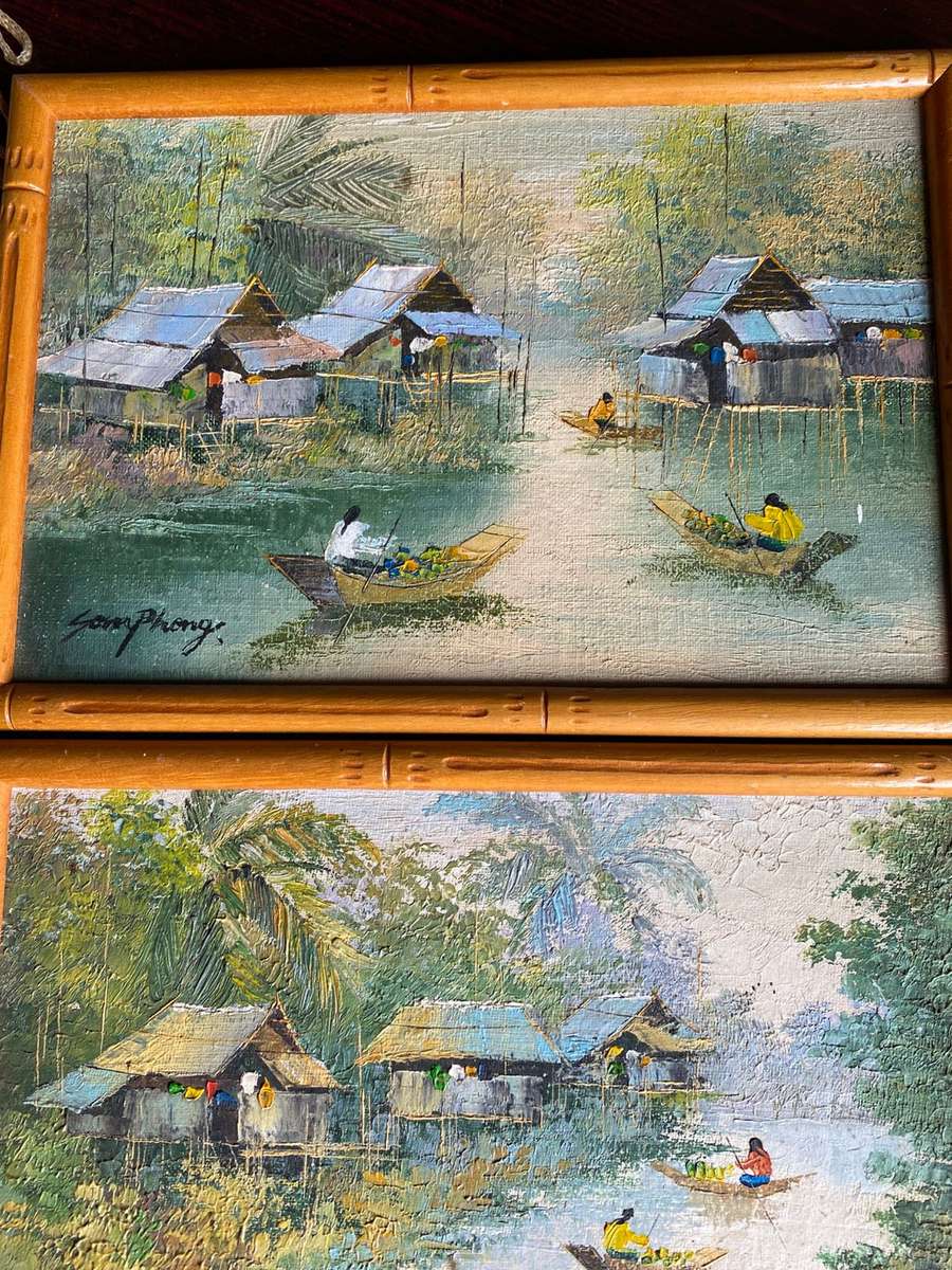 A BANNER WITH A WOVEN PATCH FOR THE VIETENAM WAR ARVN(ARMY OF THE REP. OF VIETNAM)AIR FORCE SURVEILL