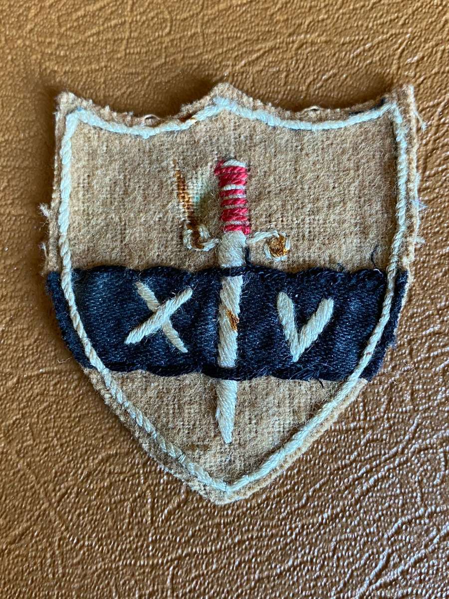 ORIGINAL WW2 BRITISH FORMATION SIGN FOR 14 TH ARMY