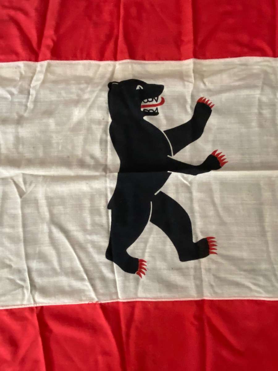 Berlin City Cotton Flag Measures 97x150
