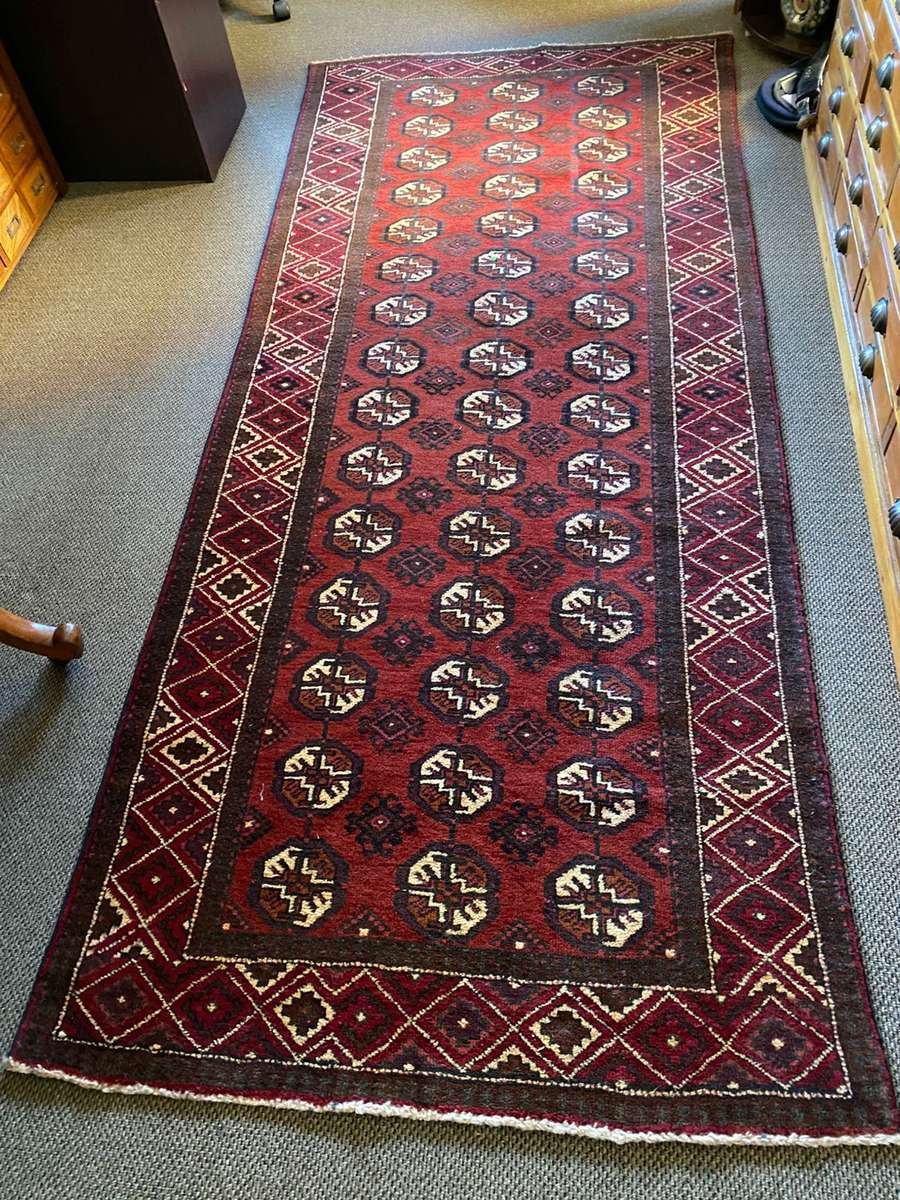 AUTHENTIC HAND KNOTTED HAMADAN PERSIAN CARPET-DIMENSIONS 280X 120CM