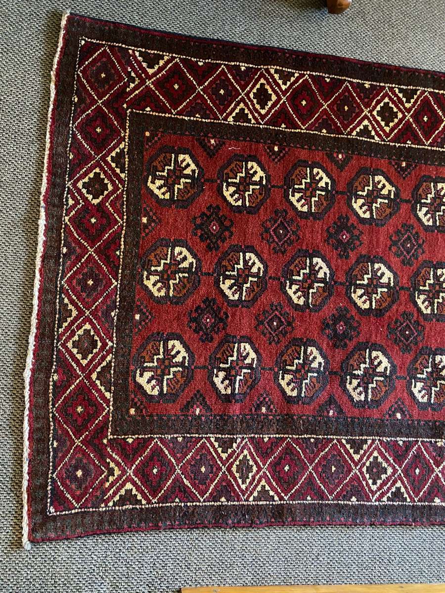 AUTHENTIC HAND KNOTTED HAMADAN PERSIAN CARPET-DIMENSIONS 280X 120CM