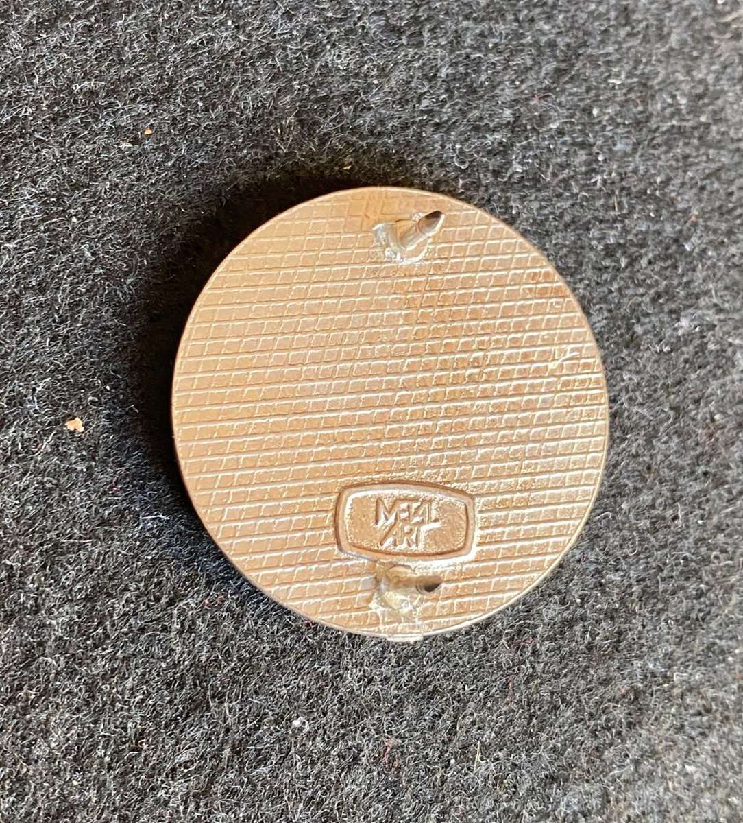 ARMY LAW OFFICER,PROFICIENCY BREAST BADGE-APPROVED 1989- 2 PINS-ORANGE TYPE