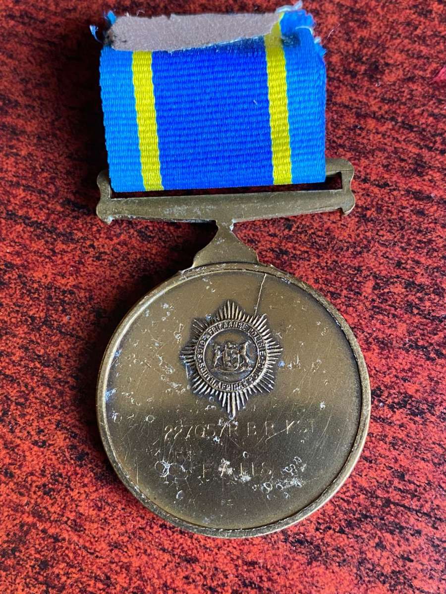 POLICE 75TH 1913-1988 ANNIVERSARY MEDAL-NAMED