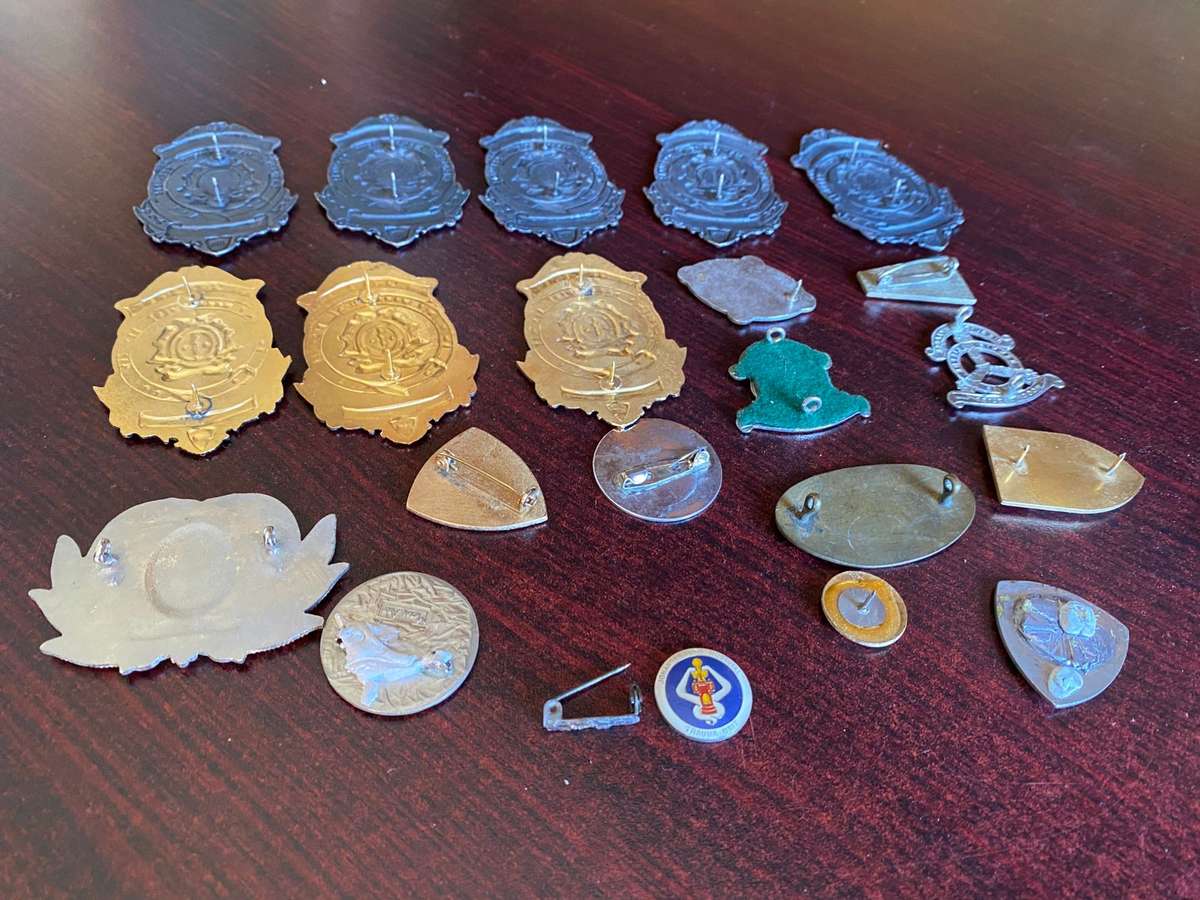 LARGE SELECTION OF JHB AMBULANCE DIVISION AND HEALTH SERVICES BADGES- 21 IN TOTAL