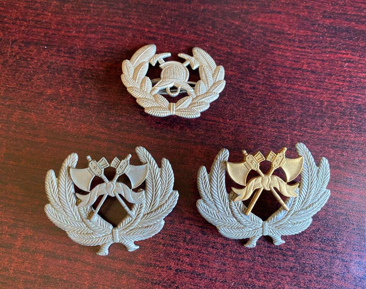 SA FIRE BRIGADE HELMET BADGES