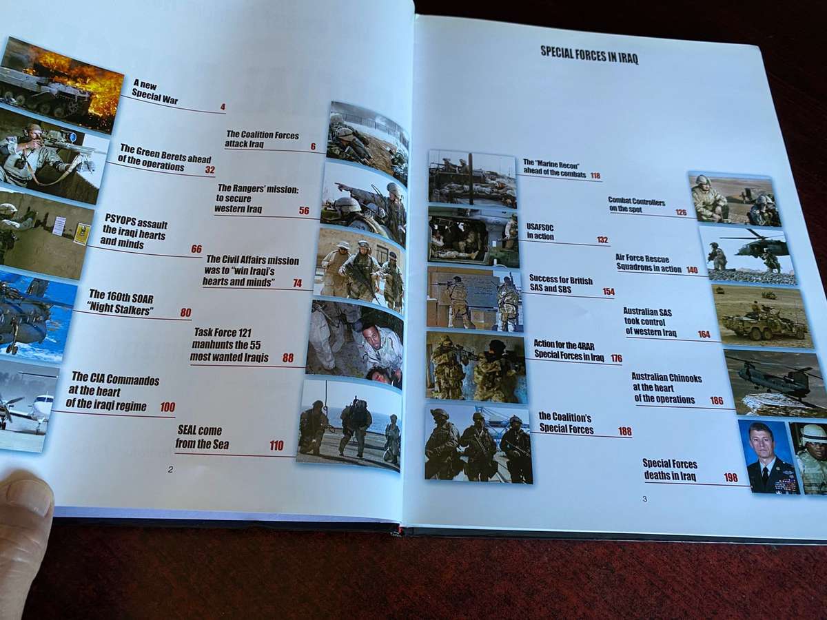 SPECIAL FORCES-WAR AGAINST SADDAM HUSSEIN BY ERIC MICHELETI-HARD COVER-199 PAGES-VERY GOOD CONDITION