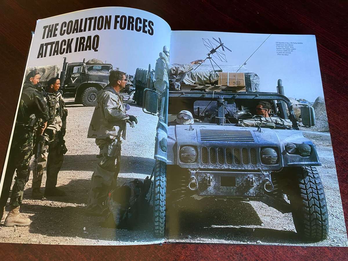 SPECIAL FORCES-WAR AGAINST SADDAM HUSSEIN BY ERIC MICHELETI-HARD COVER-199 PAGES-VERY GOOD CONDITION