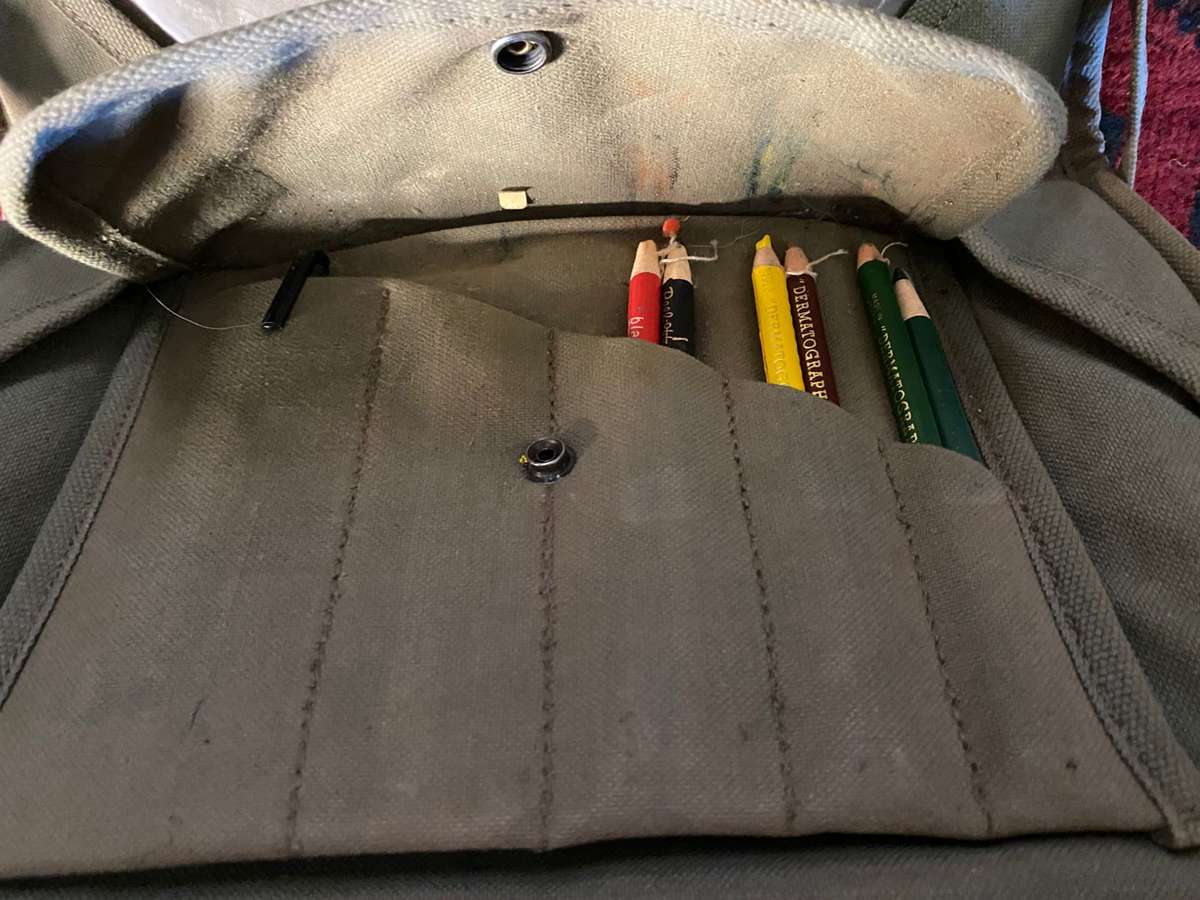 SADF PERIOD OFFICERS MAP CASE WITH 3 MAPS