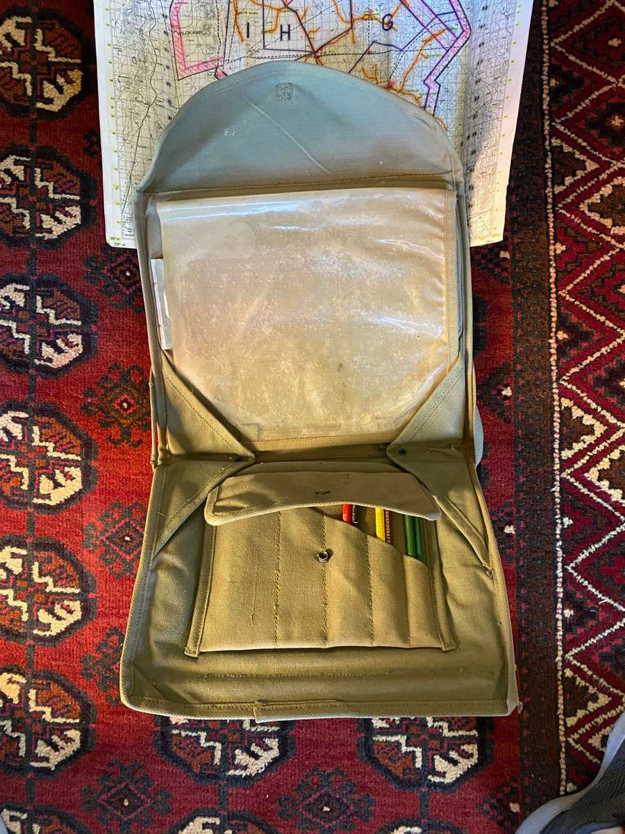 SADF PERIOD OFFICERS MAP CASE WITH 3 MAPS