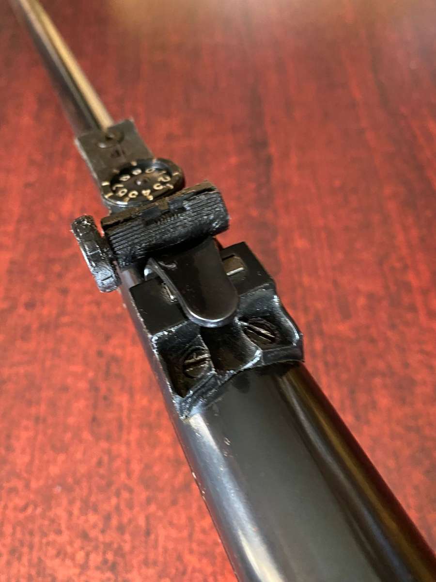 AIR GUN MODEL GAMATIC MADE IN SPAIN BY ELGAMO-OVERALL LENGTH 98CM-WORKING CONDITION