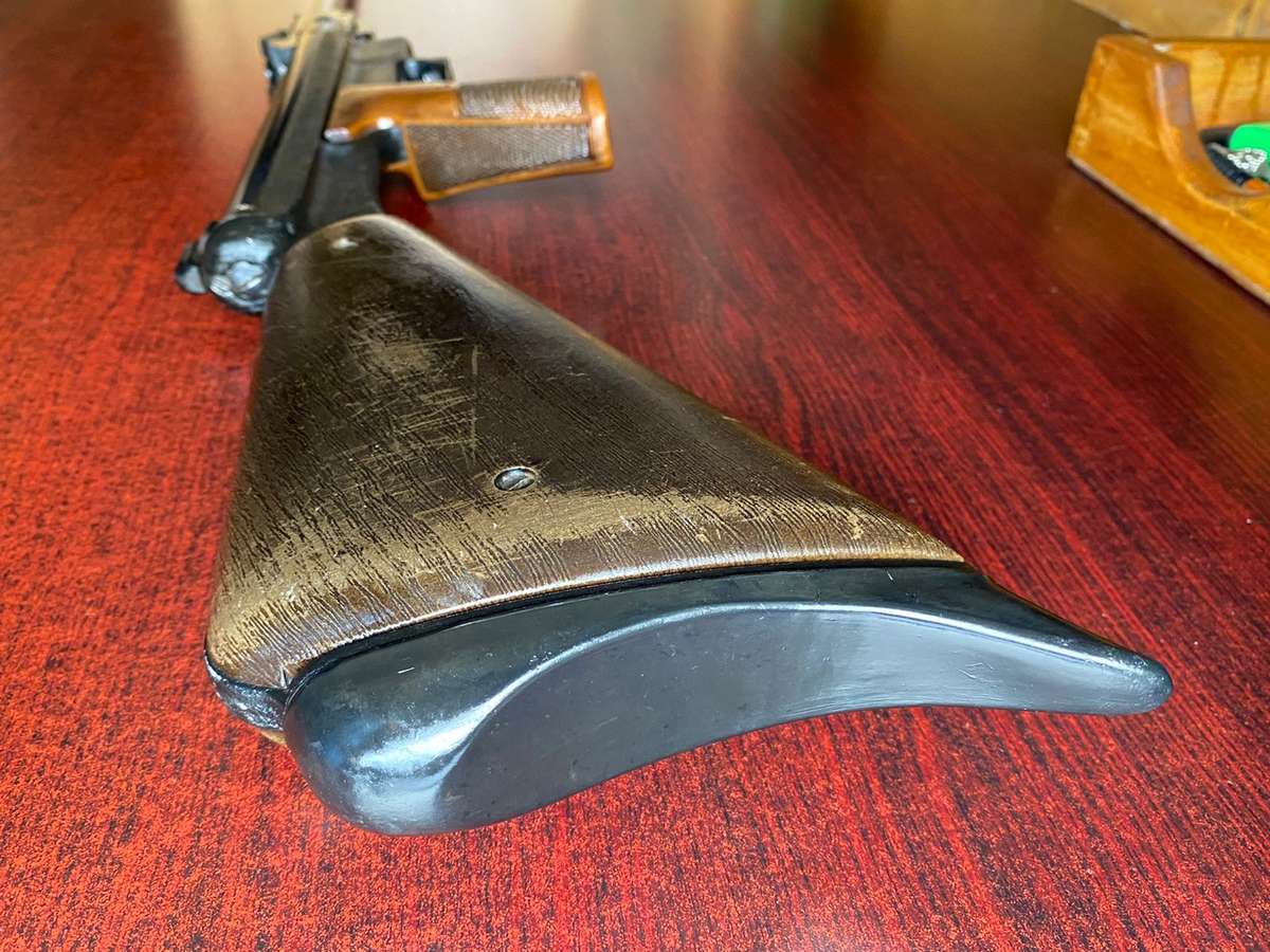 AIR GUN MODEL GAMATIC MADE IN SPAIN BY ELGAMO-OVERALL LENGTH 98CM-WORKING CONDITION