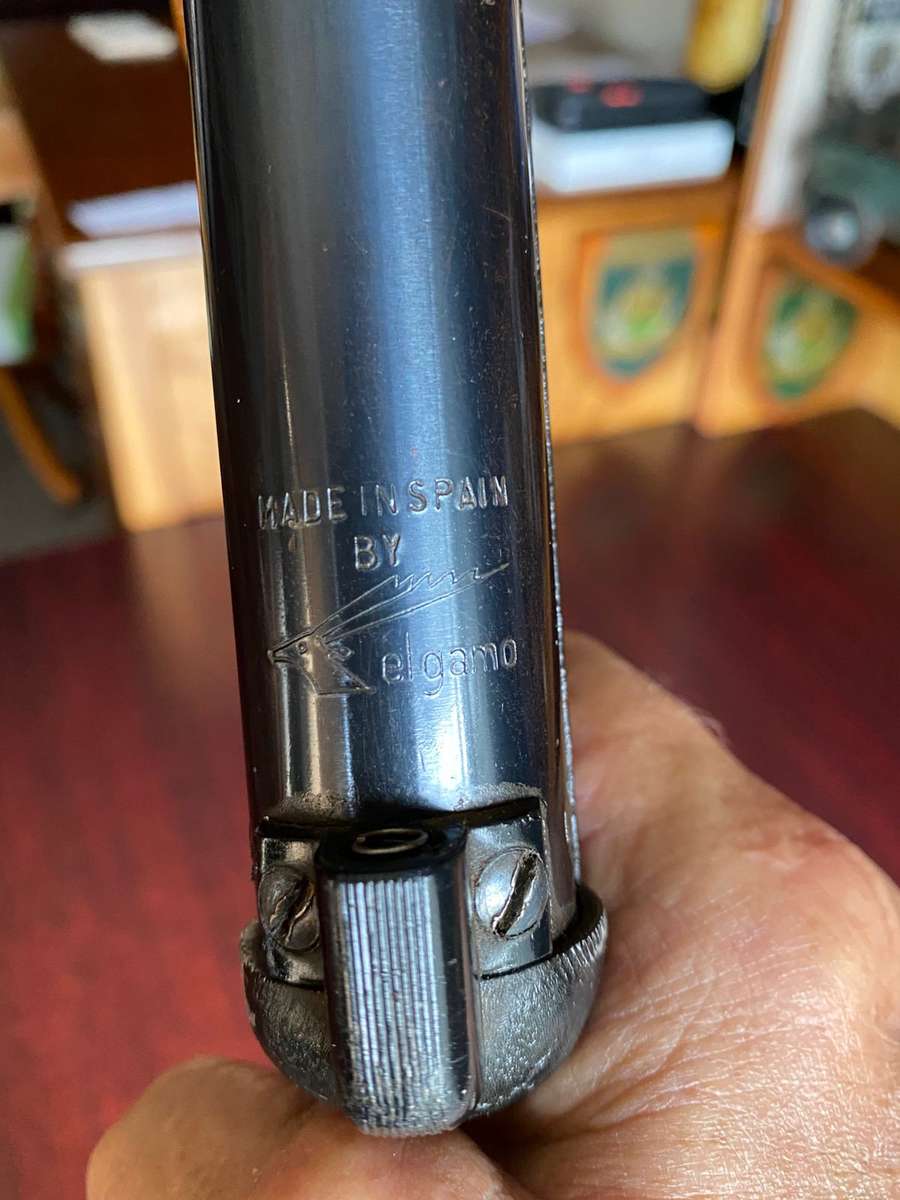 AIR GUN MODEL GAMATIC MADE IN SPAIN BY ELGAMO-OVERALL LENGTH 98CM-WORKING CONDITION