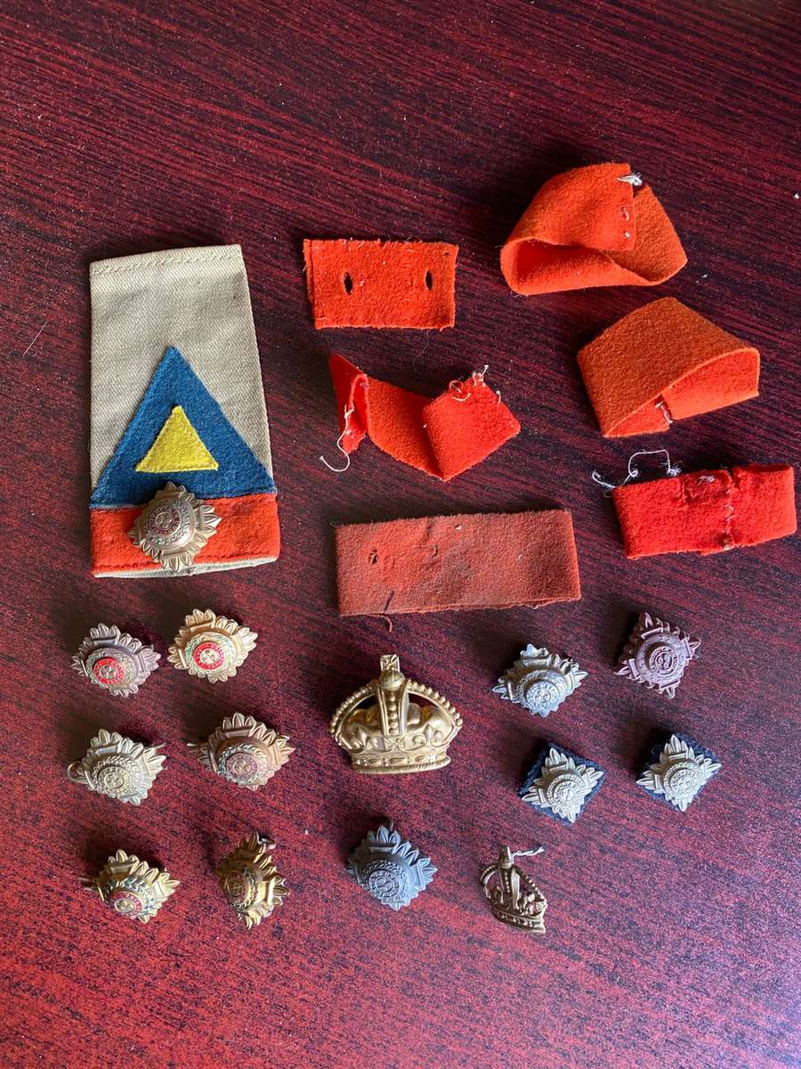 SELECTION OF AUTHENTIC WW2 RANKS