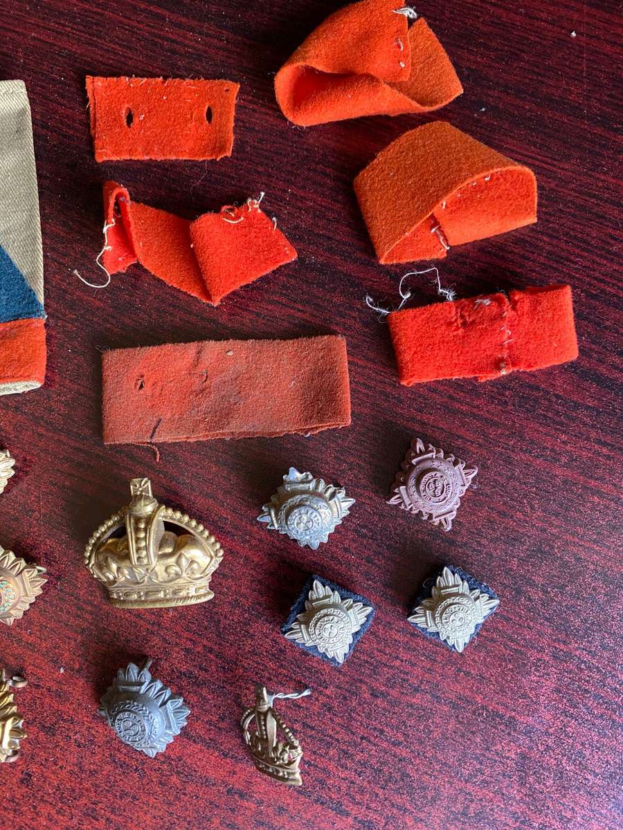 SELECTION OF AUTHENTIC WW2 RANKS