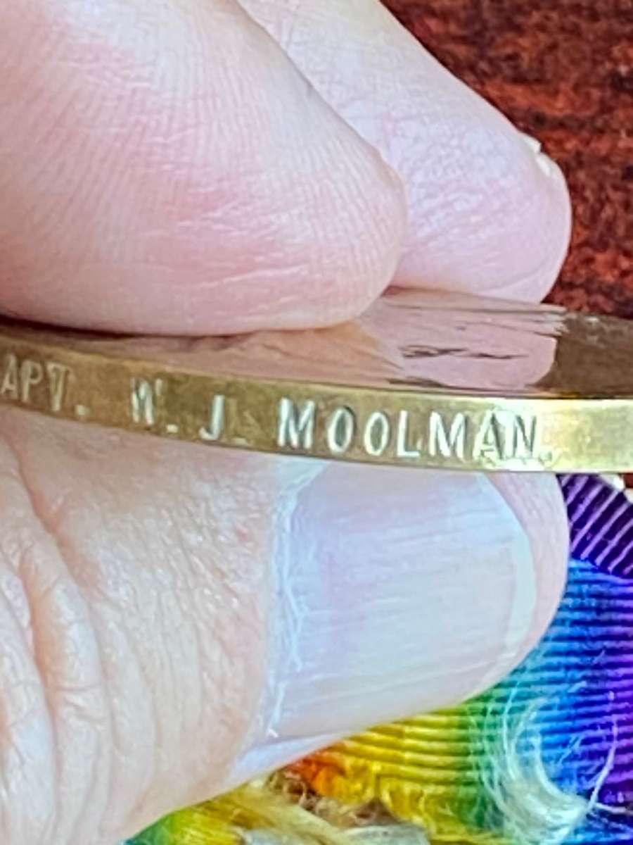 WW1 VICTORY MEDAL AWARDED TO 18559 KAPTEIN WESSEL JOHANNES MOOLMAN- 5 SA HORSE