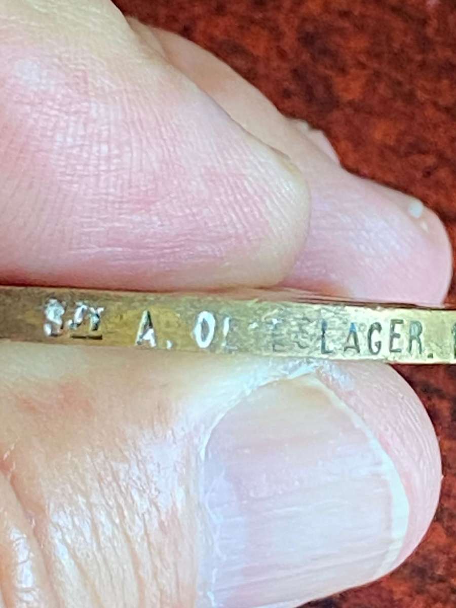 WW1 WAR MEDAL AWARDED TO PTE. A.O. LAGER 1ST C.C.