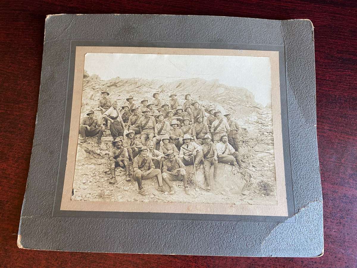 ORIGINAL BOER WAR PHOTO ACTUAL PHOTO MEASURES 21,5 X 17,5 CM
