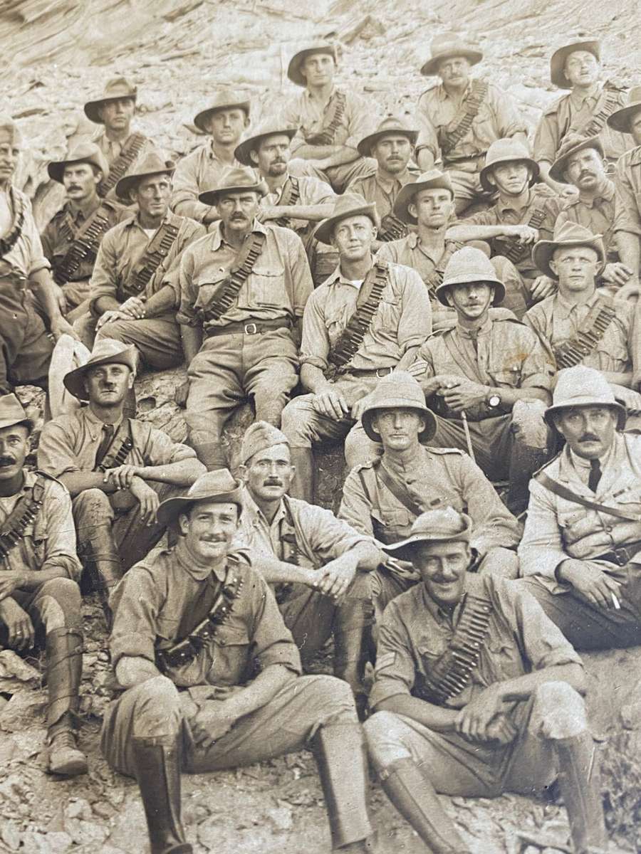 ORIGINAL BOER WAR PHOTO ACTUAL PHOTO MEASURES 21,5 X 17,5 CM