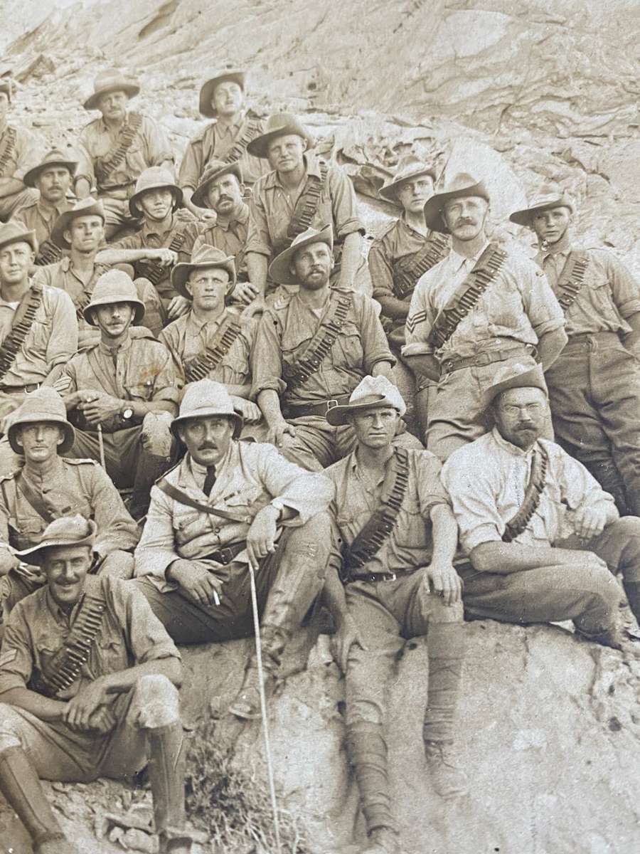 ORIGINAL BOER WAR PHOTO ACTUAL PHOTO MEASURES 21,5 X 17,5 CM