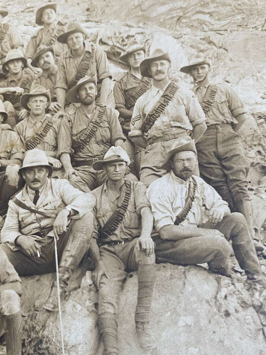 ORIGINAL BOER WAR PHOTO ACTUAL PHOTO MEASURES 21,5 X 17,5 CM