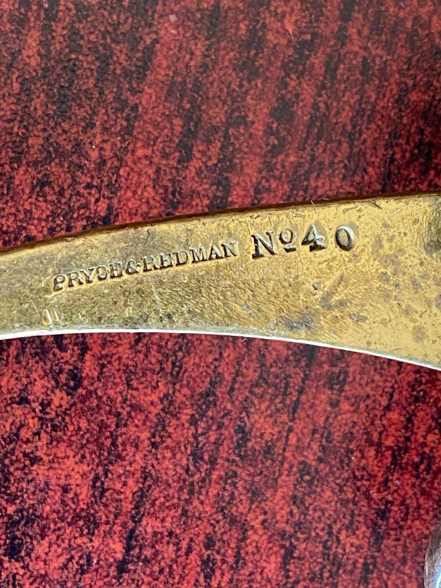 BOER WAR (ZULU WAR??) SOLID BRASS AMMUNITION MOULDS-THE ONE WITH CLEAR MAKERS MARKINGS-PLEASE LOOK A